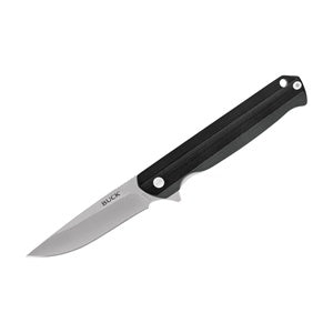 Buck Langford 3 3/8" Drop Point Folding Knife Black