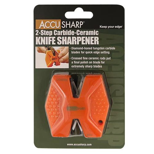 Accusharp 2 step Carbide- ceramic knife sharpener