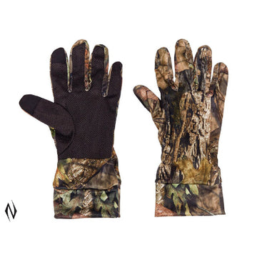 Allen Vanish Mobuc Camo Spandex Gloves with Grip Dot Palms