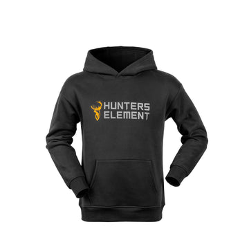 Hunters Element Mens Block Hoodie Black