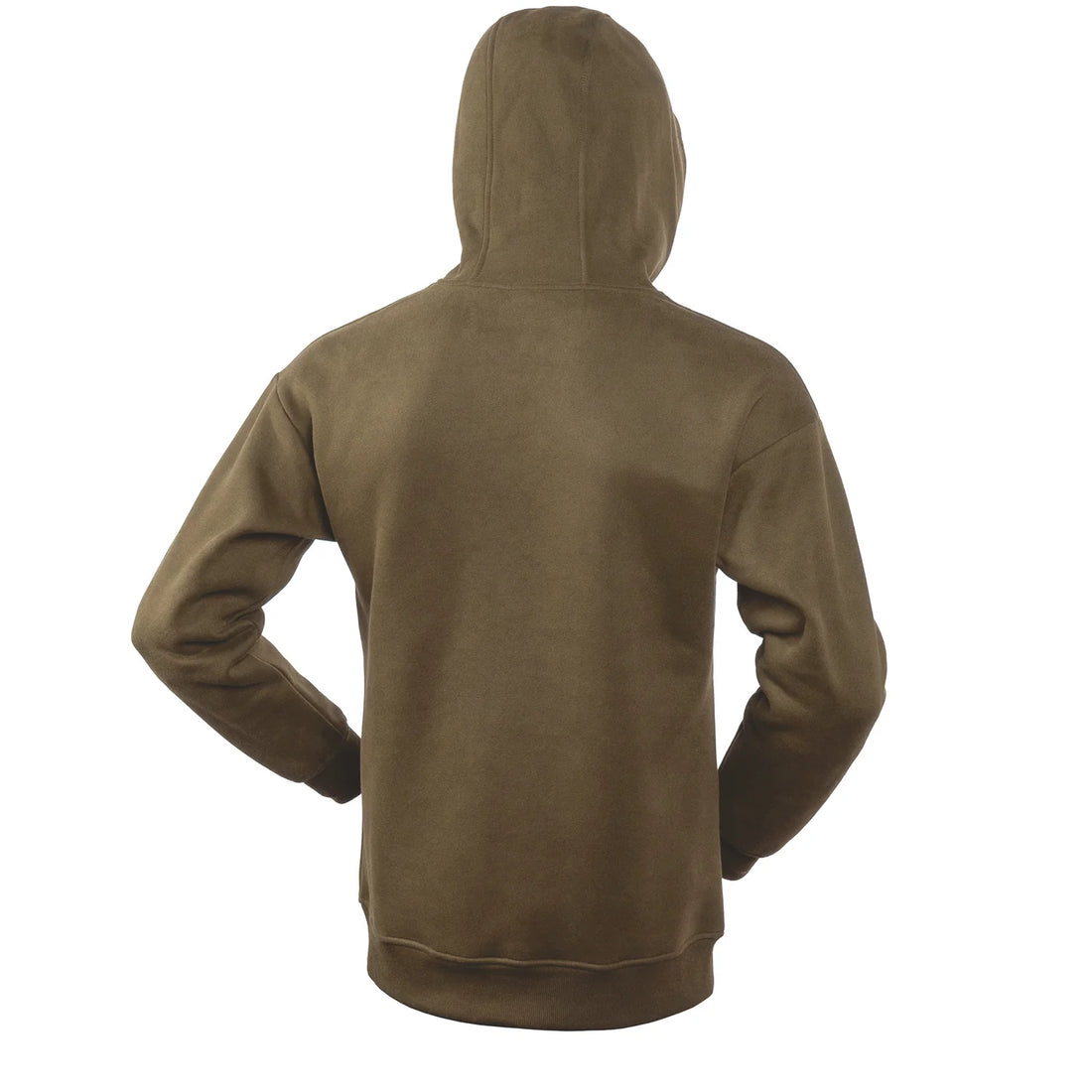 Hunters Element Mens Block Hoodie Khaki