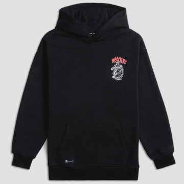 Desolve Mens Bottoms Up Hoodie Black