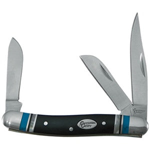 Cattlemans Cutlery Blue Cheyenne Stockman Folding Knife