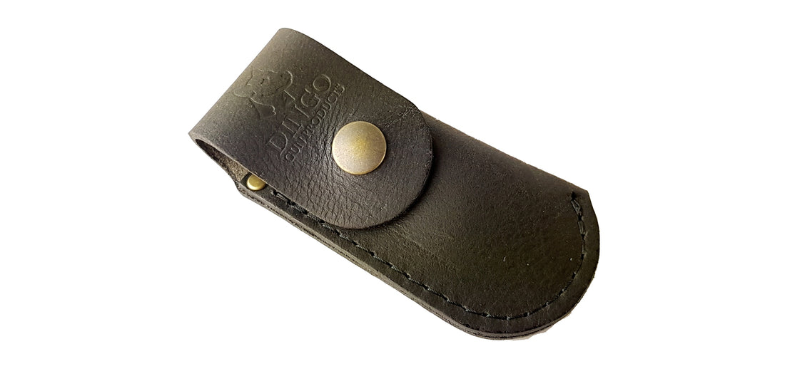 Dingo Leather Large Horizontal Folding Knife Pouch