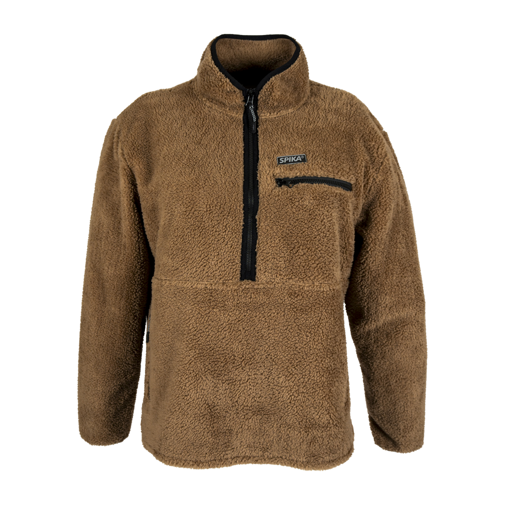 Spika Womens GO Sherpa Half Zip Tan