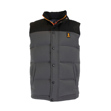 Spika Mens Go Casual Puffer Vest Grey