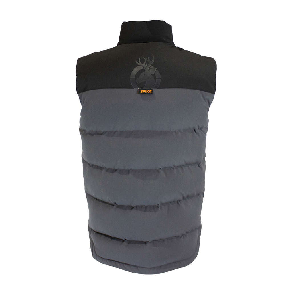 Spika Mens Go Casual Puffer Vest Grey