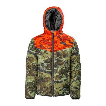 Spika Kids Terra Puffer Jacket Biarri Camo/Blaze
