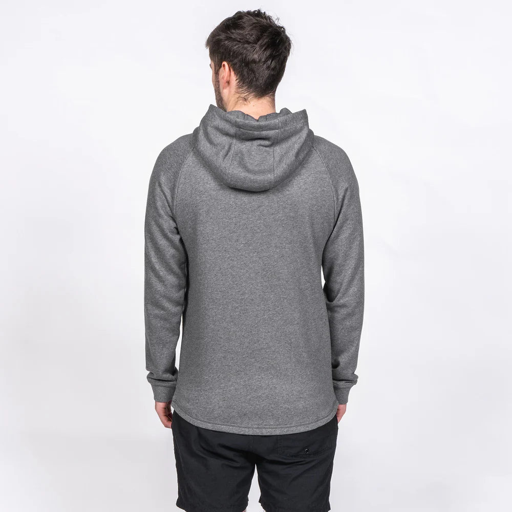 Desolve Mens Jaws Hoodie Dark Marle