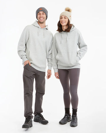 XTM Hyams Unisex Hoodie- Light grey Marle