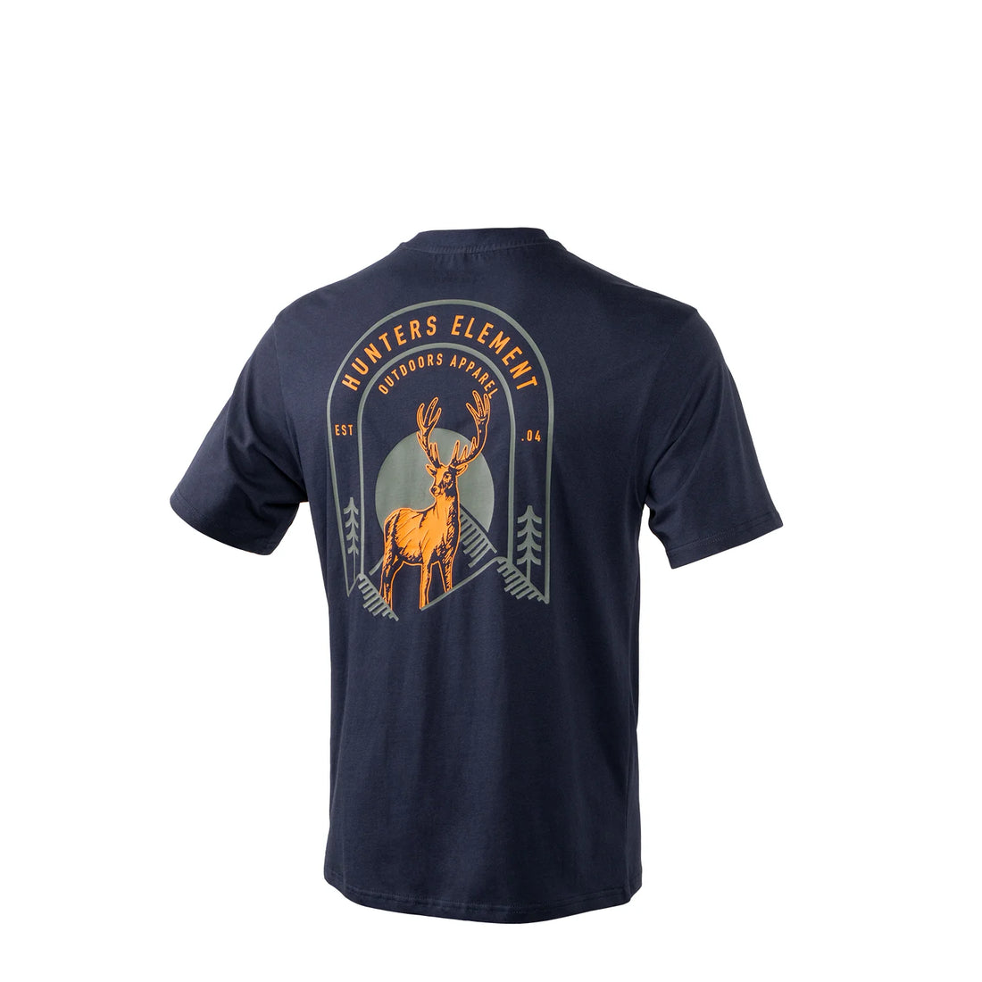 Hunters Element Mens Outdoors Tee Navy