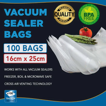 Pro-Line Vacuum Bags 16cm x 25cm 100pk