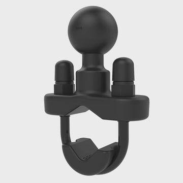 Ram Handlebar Mount Rail Base With Ball & Zinc U-Bolt
