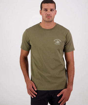 Swanndri Clubbie T Shirt Mens Olive