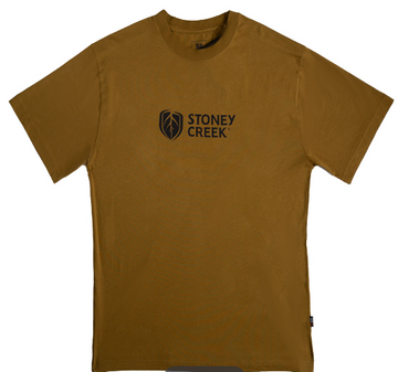 Stoney Creek Mens Flat Deck Tee Mustard Clearance