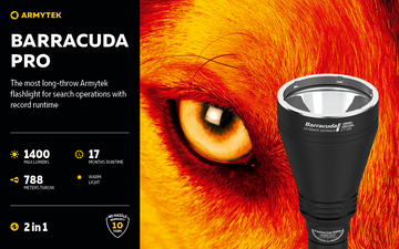 Armytek Barracuda Pro Warm Light Hunting Kit