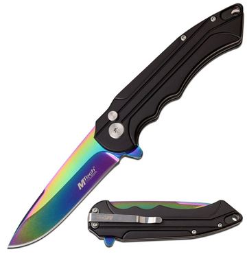 Mtech Rainbow Folding Pocket Knife