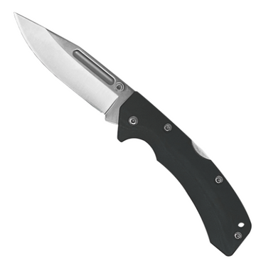Accusharp Lockback Folding Knife Black