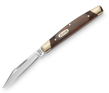 Buck Solo Woodgrain Single Blade