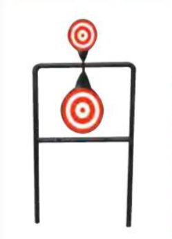 .22/Airgun Double Spinner Target
