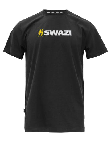 Swazi Tee Black with Logo