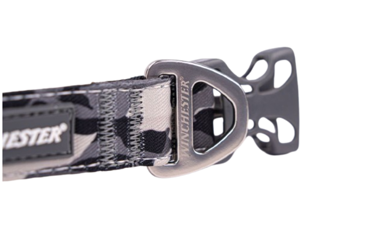 Winchester Designer Dog Collar Camo Black