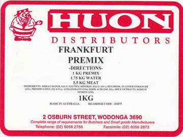 Huon Frank/Saveloy Premix 1KG