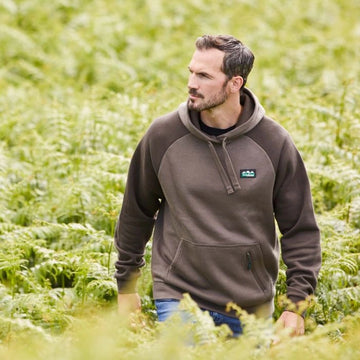 Ridgeline Mens North Island Hoodie Light Bark Mix