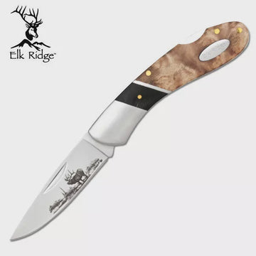 Elk Ridge Deer Folding Knife (ER072D)