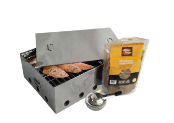 Outdoor Magic Compact Stainless Steel Smoker