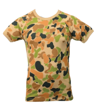 RumJungle Auscam Camo T-Shirt, XLarge (104cm)