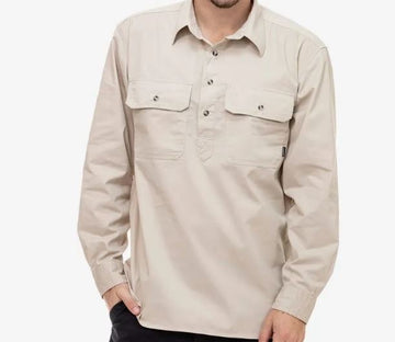 Swanndri Men's Bendigo Long Sleeve Work Shirt