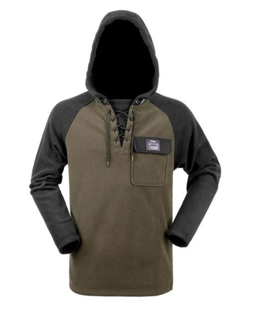 Hunters Element Mens Whakarapu LONG SLEEVE Hood (Forest Green/Black)