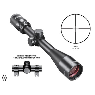 Tasco World Class 4-12x40 30/30 Scope (+ rings)
