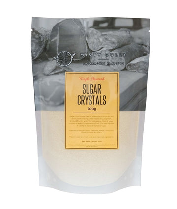 Misty Gully Maple Flavoured Sugar / Crystals (700g)