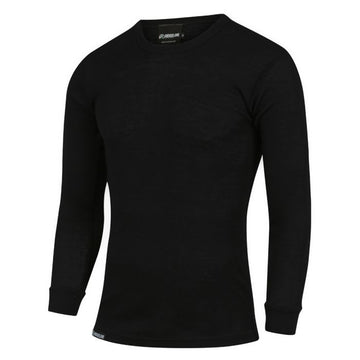 Ridgeline MerinoTech Thermal Crew Top (Black)