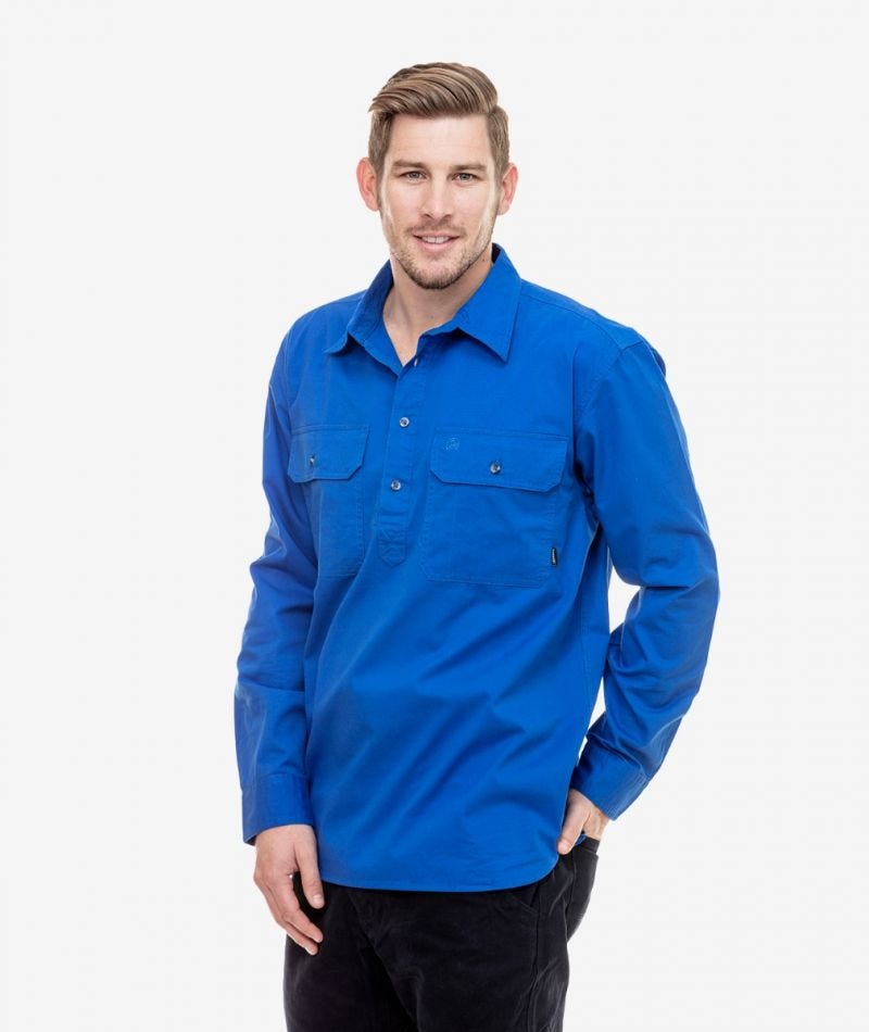 Swanndri Men's Bendigo Long Sleeve Work Shirt