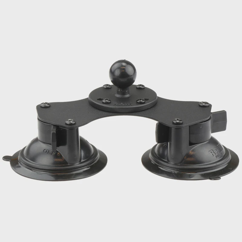 RAM Double Suction Cup Base With 1" Ball