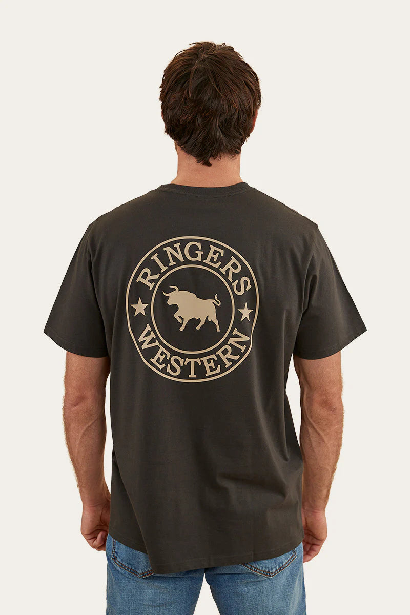 Ringers Western Mens Signature Bull  Loose Fit T-Shirt