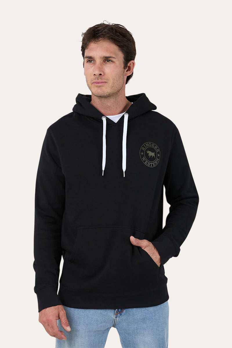 Ringers Western Mens Signature Bull Pullover Hoodie