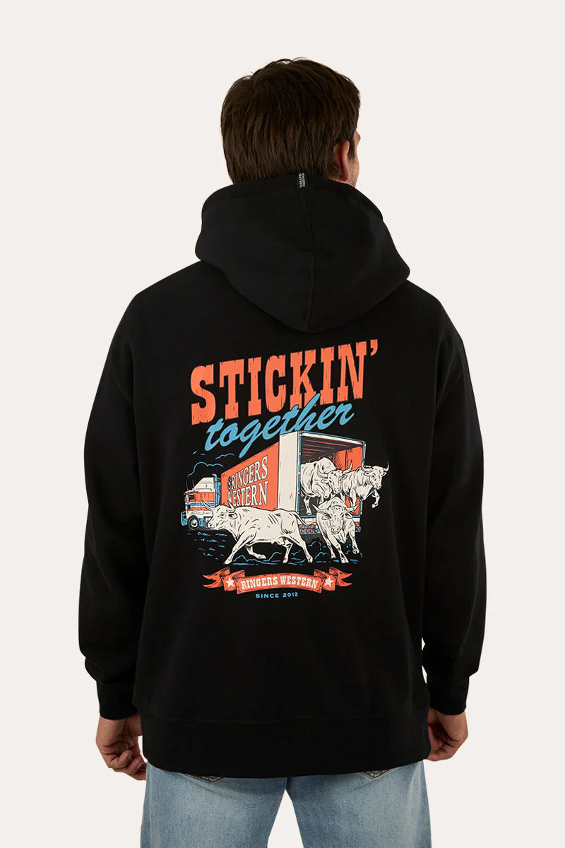 Ringers Western Stickin Together Mens Pullover Hoodie