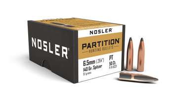 Nosler Partition 6.5CM 140G SP 50PK