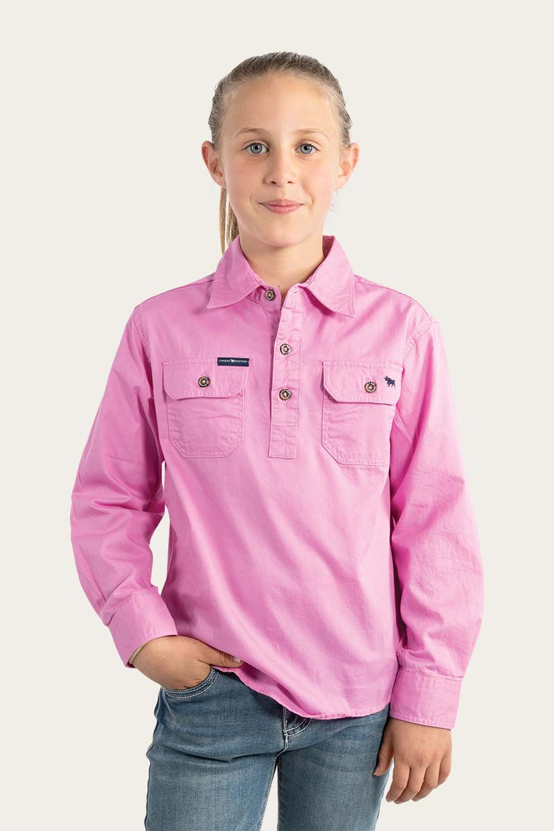 Ringers Western Kids Ord River Half Button Shirt