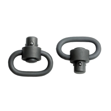 Grovtec Black Nitride Push Button Swivels 1" Loop