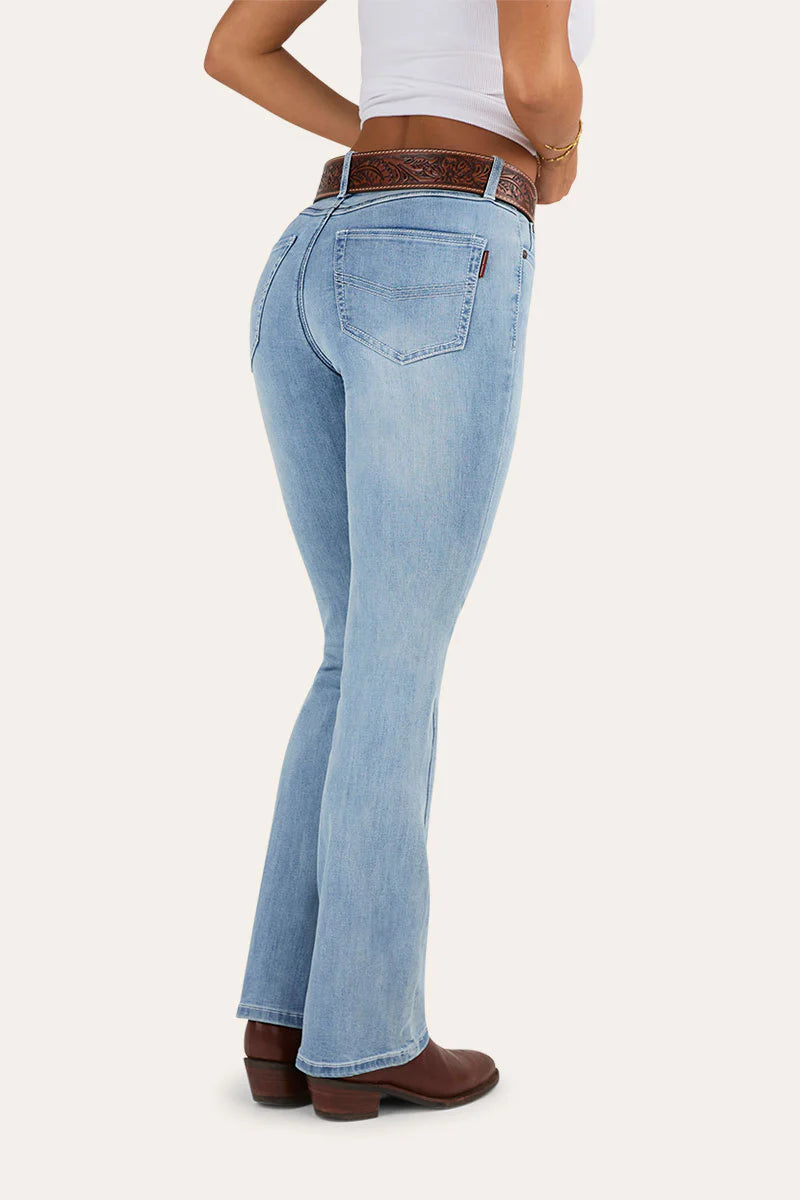 Ringers Western Katherine Cowgirl Womens Mid Rise Bootleg Jeans