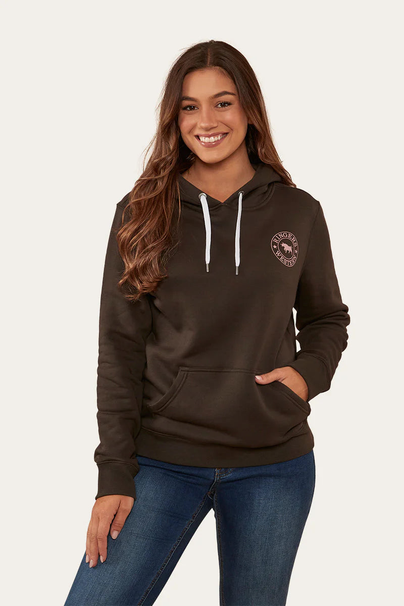 Ringers Western Signature Bull Womens Pullover Hoodie