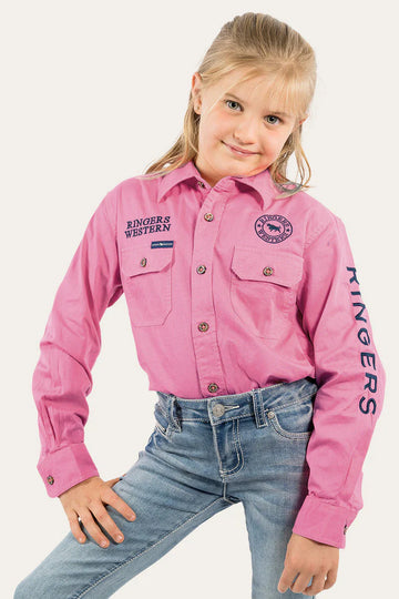 Ringers Western Jackaroo Kids L/S Full Button Embroided Workshirt
