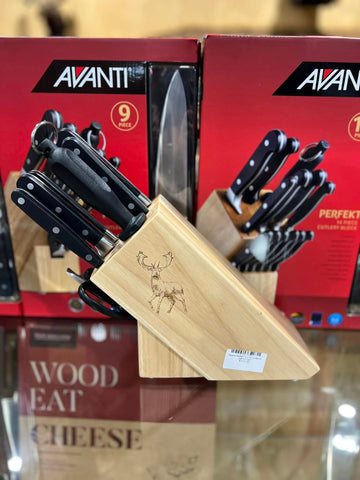 Avanti Perfekt 9pc Knife Block Set Etched