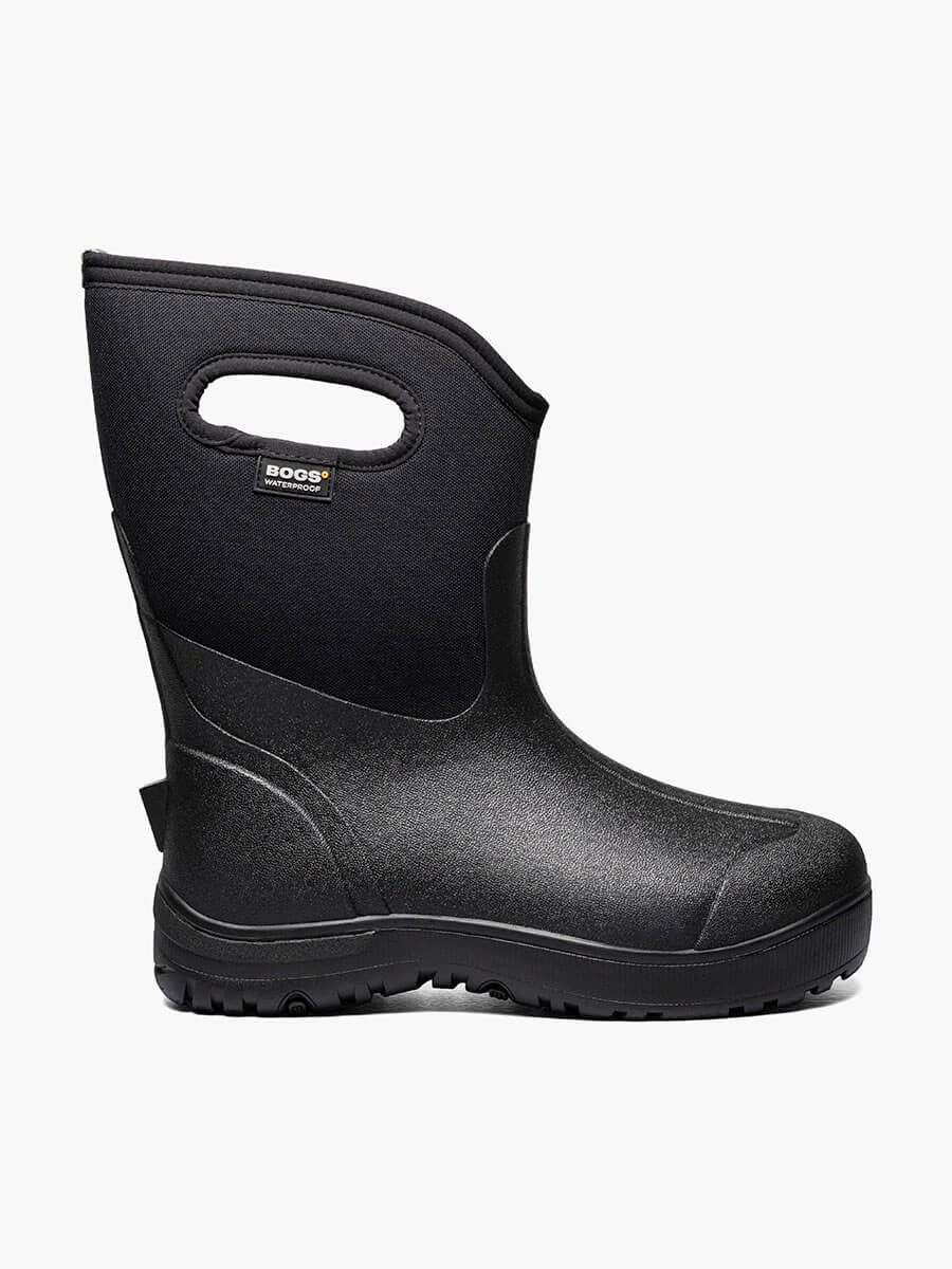 Bogs Mens Classic Ultra Mid Boot Black