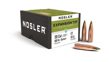 Nosler E-Tip 30 Cal 168gr | Projectiles (50pk)